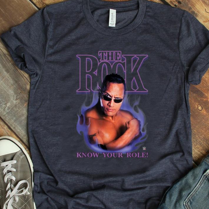 Premium The Rock Know Your Role WWE shirt 1 - Premium The Rock Know Your Role WWE shirt