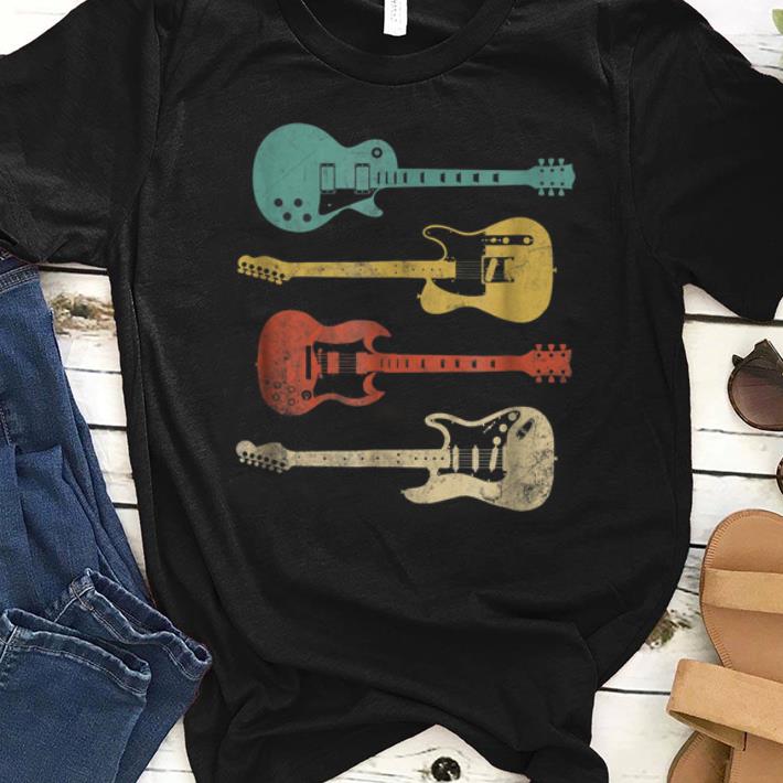 Premium Vintage Electric Guitar Distressed shirt 1 - Premium Vintage Electric Guitar Distressed shirt