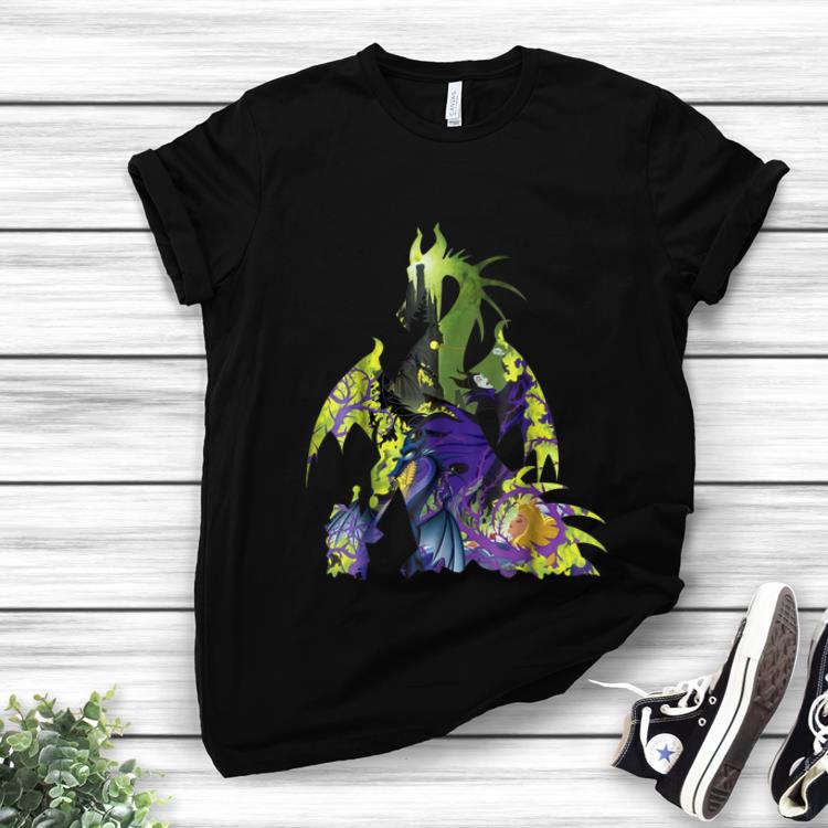 Top Disney Sleeping Beauty Maleficent Dragon Silhouette shirt 1 - Top Disney Sleeping Beauty Maleficent Dragon Silhouette shirt