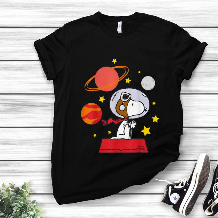 Top Peanuts Snoopy Space Pilot Mars Moon And Saturn shirt 1 - Top Peanuts Snoopy Space Pilot Mars, Moon And Saturn shirt