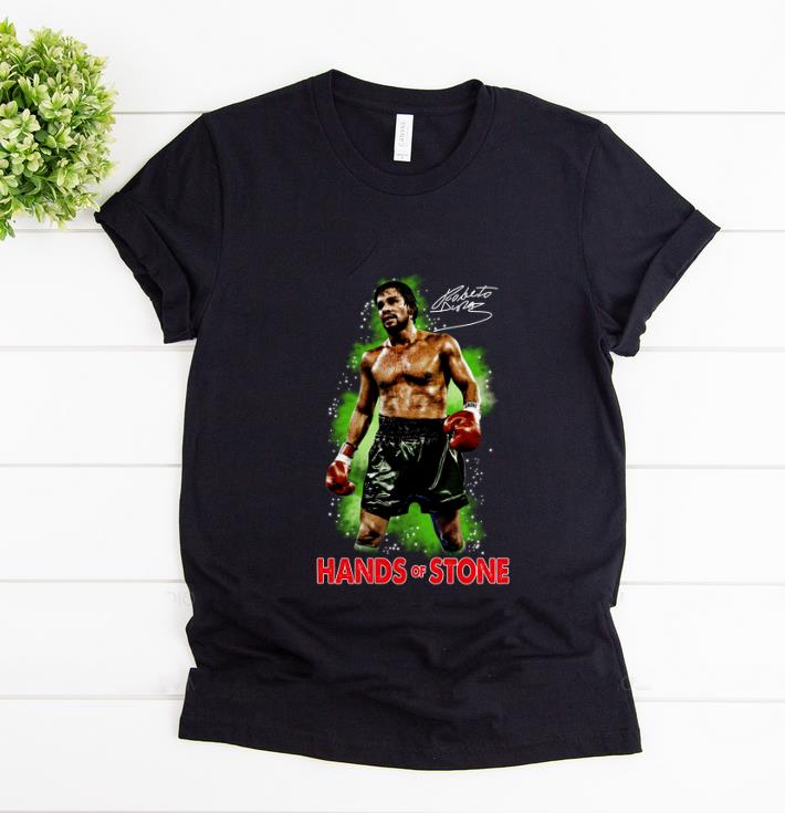 Top Roberto Duran Hand Of Stone Signature shirt 1 - Top Roberto Duran Hand Of Stone Signature shirt