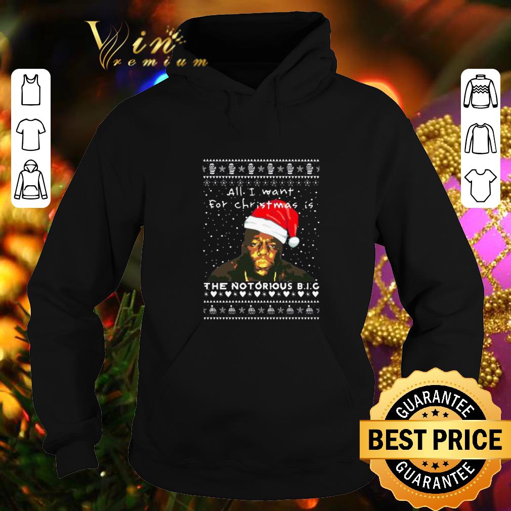Hot All i want for Christmas is The Notorious BIG Rapper shirt Hot All i want for Christmas is The Notorious BIG Rapper shirt 4 - Hot All i want for Christmas is The Notorious BIG Rapper shirt