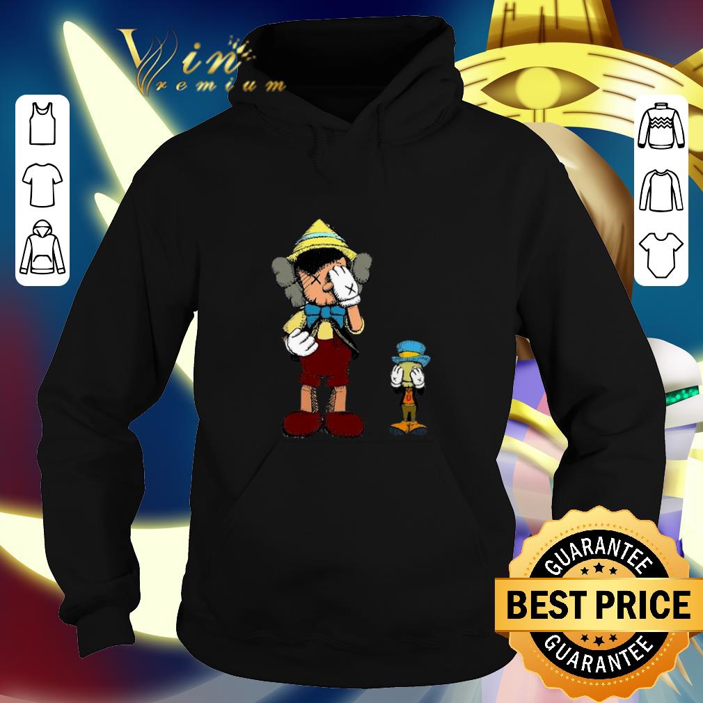 Hot Kaws mashup Pinocchio and Jiminy Cricket shirt 4 - Hot Kaws mashup Pinocchio and Jiminy Cricket shirt