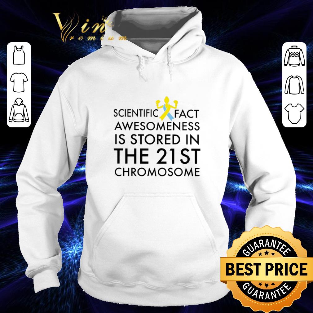 Hot Scientific fact awesomeness is stored in the 21st Chromosome shirt 4 - Hot Scientific fact awesomeness is stored in the 21st Chromosome shirt