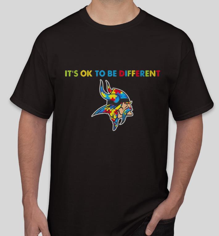 Official Minnesota Vikings Autism It s Ok To Be Different shirt 4 - Official Minnesota Vikings Autism It's Ok To Be Different shirt