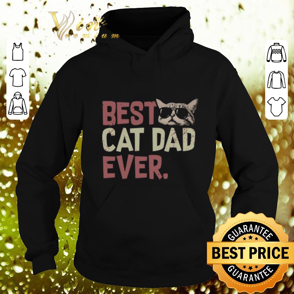 Original Best Cat Dad Ever Cat With Glasses Version shirt 4 - Original Best Cat Dad Ever Cat With Glasses Version shirt