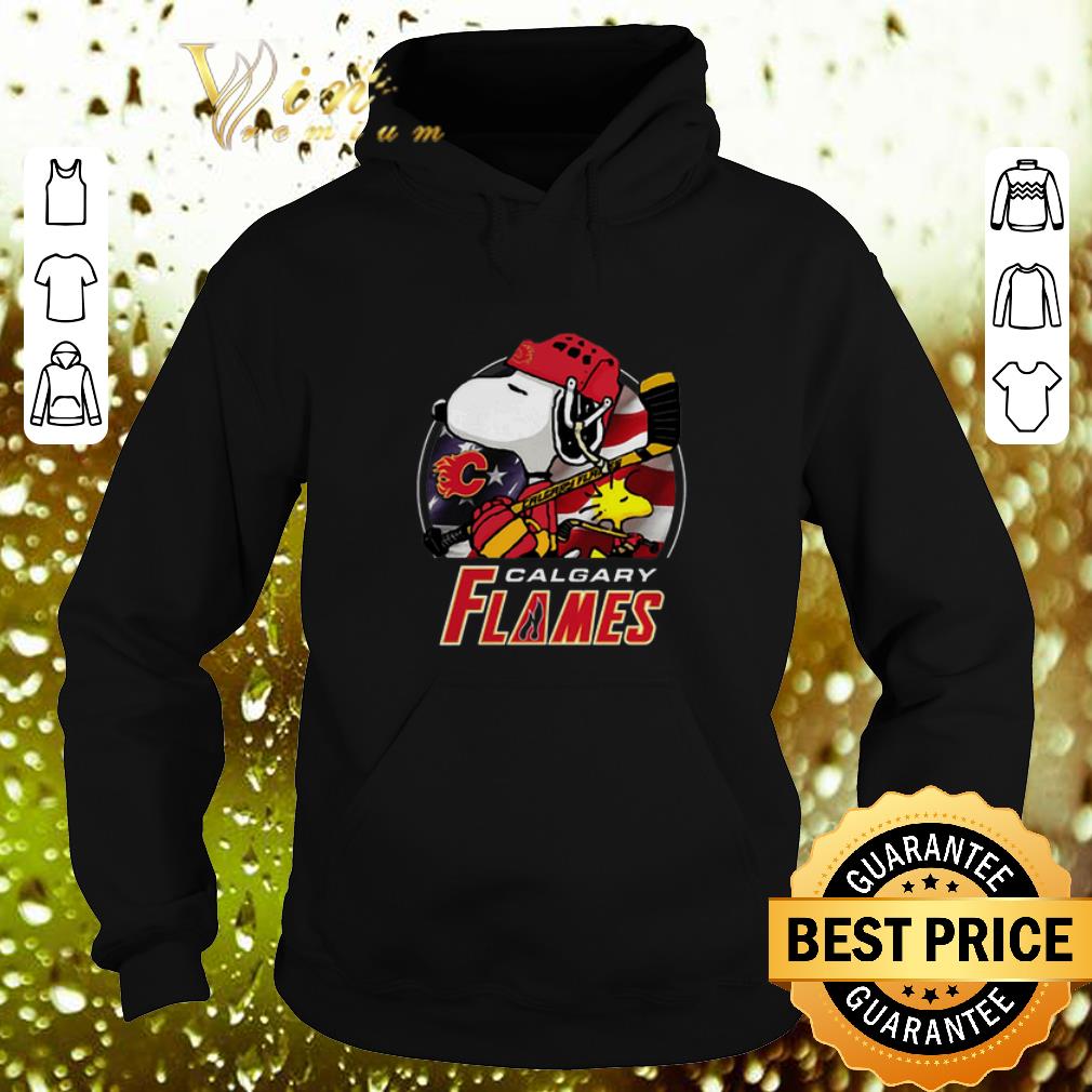 Original Calgary Flames Ice Hockey Snoopy and Woodstock shirt Original Calgary Flames Ice Hockey Snoopy and Woodstock shirt 4 - Original Calgary Flames Ice Hockey Snoopy and Woodstock shirt