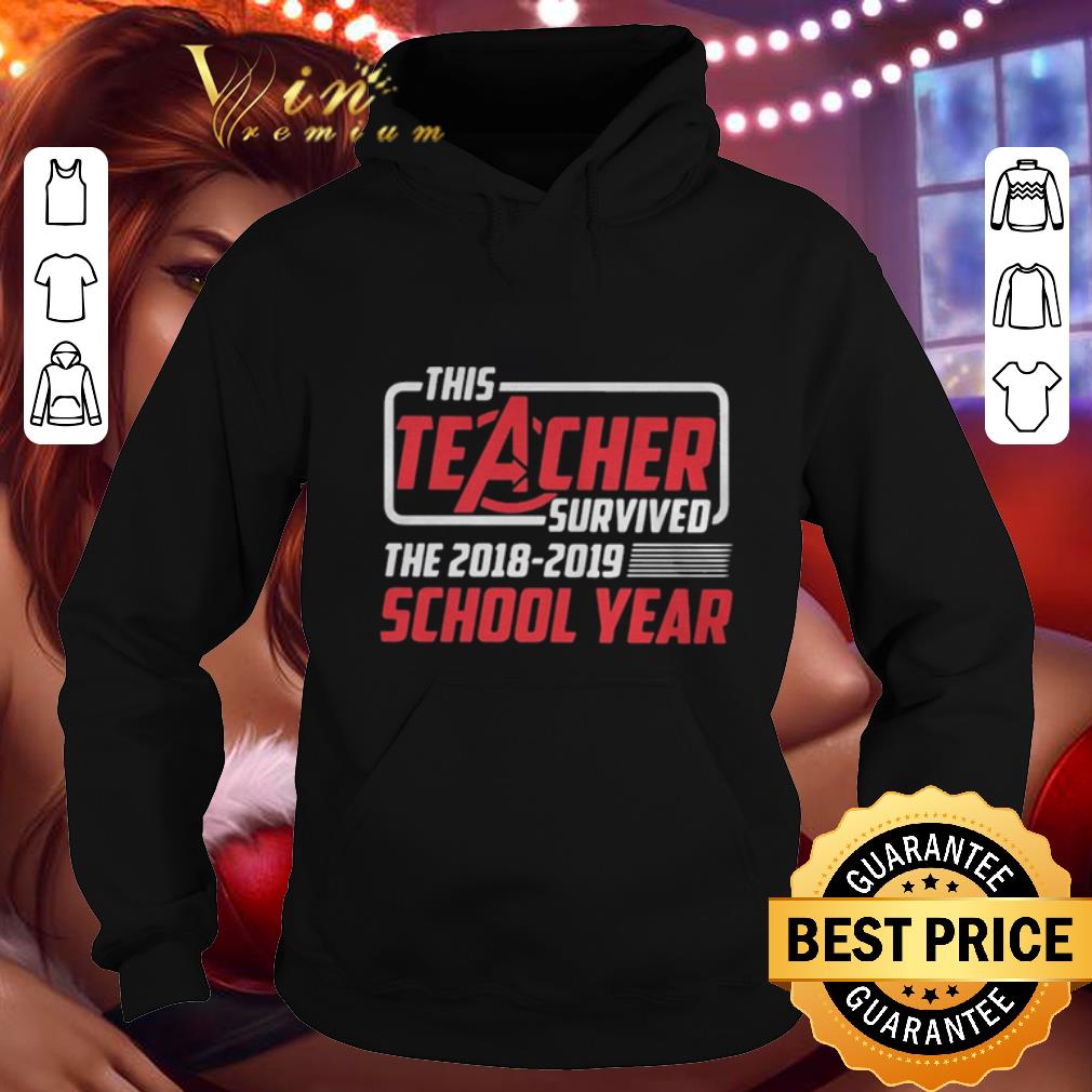 Original Marvel Avengers This teacher survived the 2018-2019 school year shirt Original Marvel Avengers This teacher survived the 2018 2019 school year shirt 4 - Original Marvel Avengers This teacher survived the 2018-2019 school year shirt