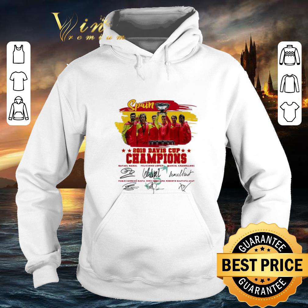 Original Spain 2019 Davis Cup Champions Signatures shirt 4 - Original Spain 2019 Davis Cup Champions Signatures shirt