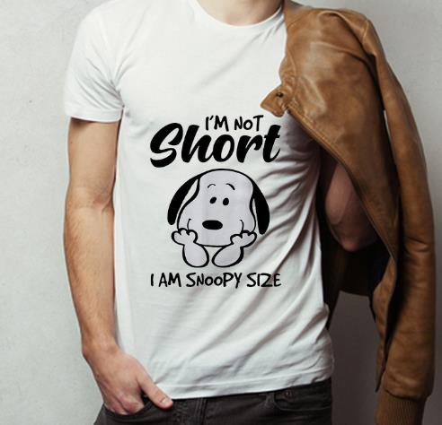 Premium I m Not Short I Am Snoopy Size Snoopy Lovers shirt 4 - Premium I'm Not Short I Am Snoopy Size Snoopy Lovers shirt