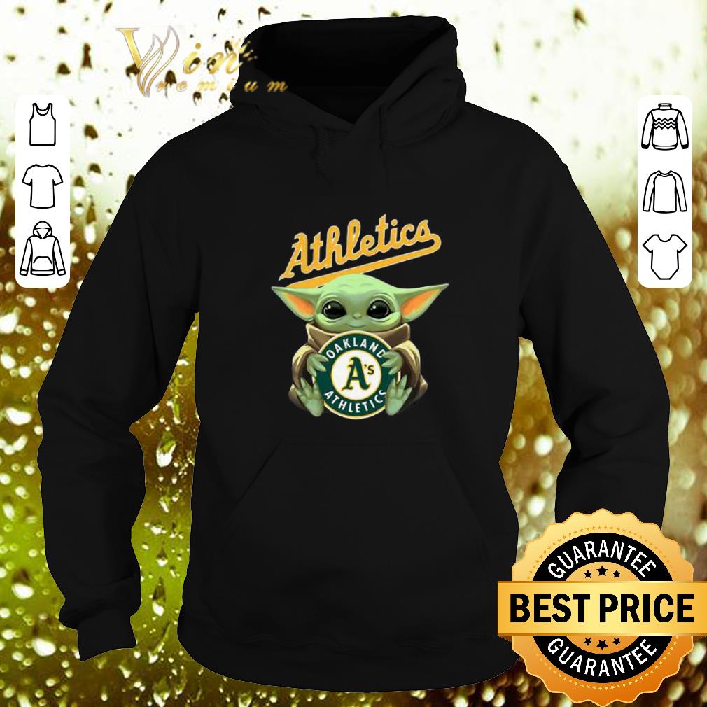 Top Baby Yoda Hug Oakland Athletics Star Wars shirt 4 - Top Baby Yoda Hug Oakland Athletics Star Wars shirt