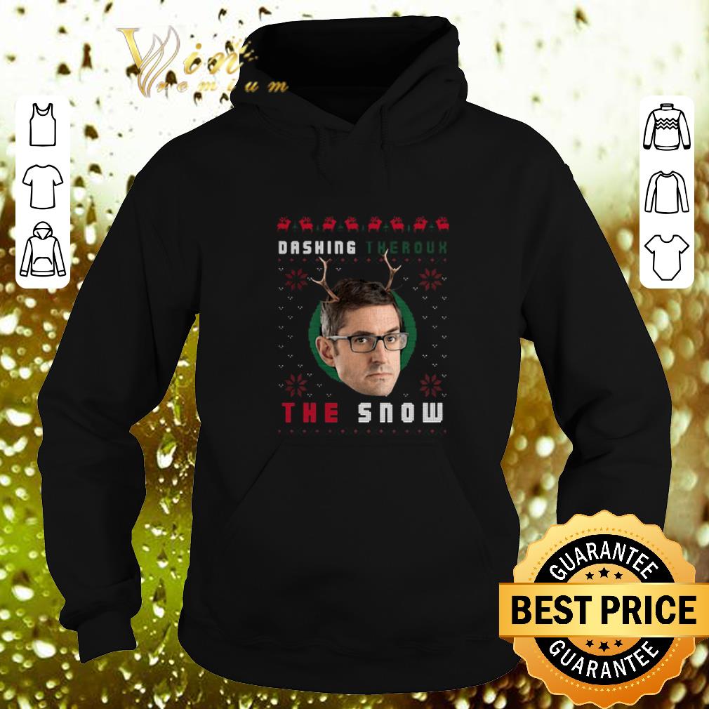 Top Louis Theroux Dashing Theroux The Snow Ugly Christmas sweater 4 - Top Louis Theroux Dashing Theroux The Snow Ugly Christmas sweater