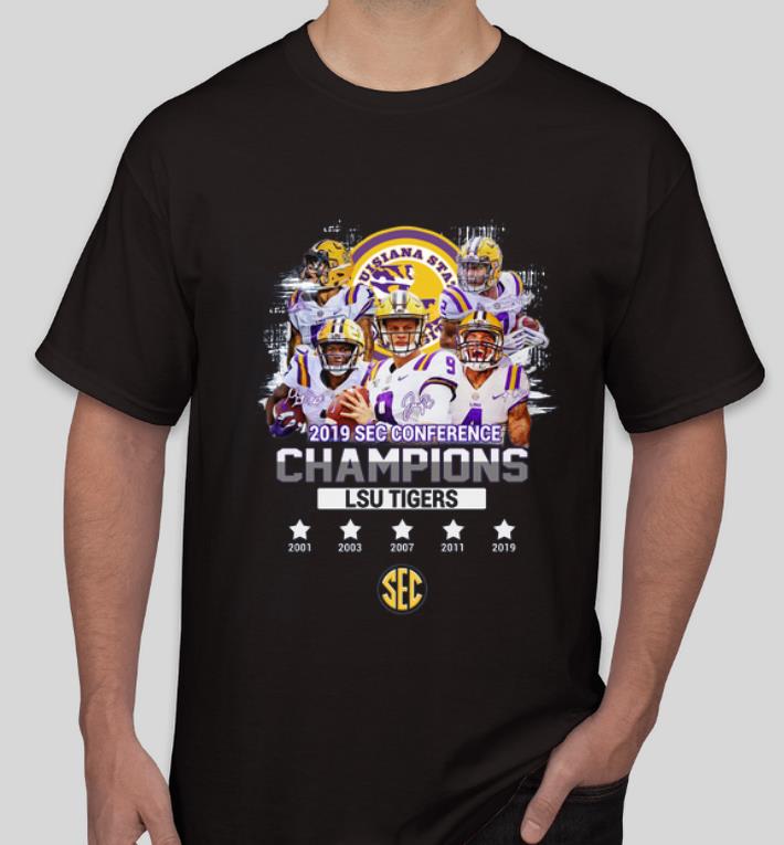 Top Louisiana State University Lsu Tigers 2019 Sec Conference Champions shirt 4 - Top Louisiana State University Lsu Tigers 2019 Sec Conference Champions shirt