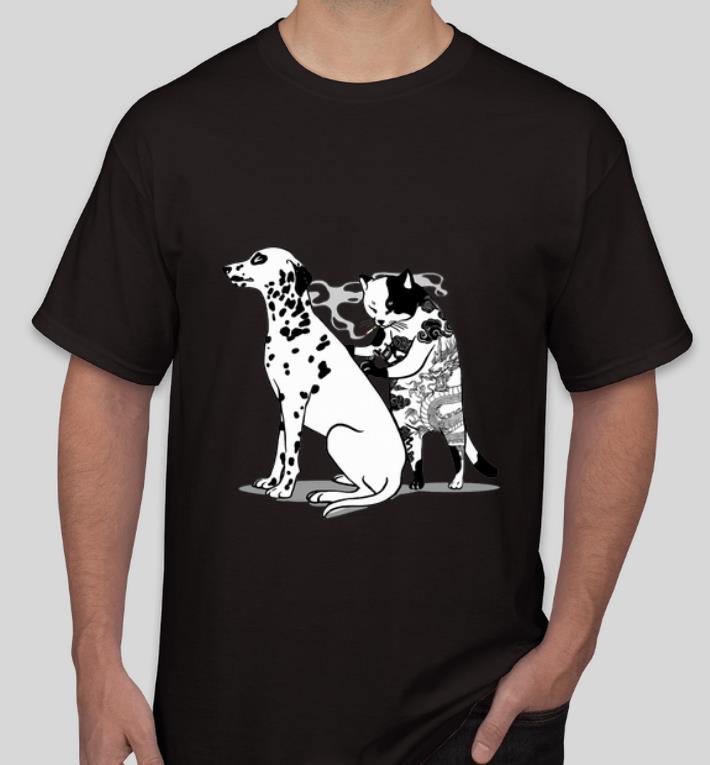 Awesome Cat Tattoos Dalmatian shirt 4 - Awesome Cat Tattoos Dalmatian shirt
