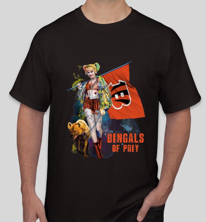 Awesome Harley Quinn Cincinnati Bengals Of Prey Flag shirt 4 - Awesome Harley Quinn Cincinnati Bengals Of Prey Flag shirt