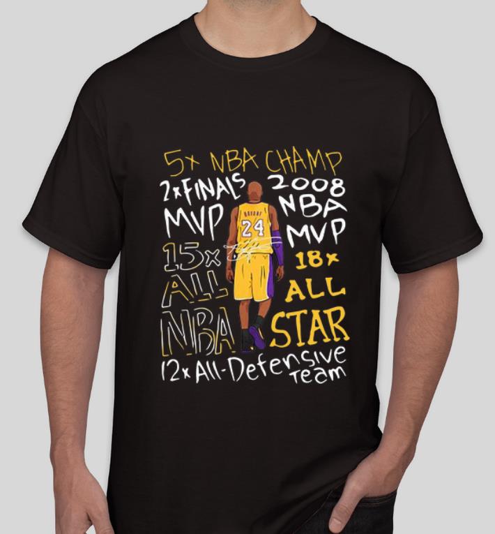 Awesome Kobe Bryant Title Collection 12 All Defensive Team shirt 4 - Awesome Kobe Bryant Title Collection 12 All-Defensive Team shirt