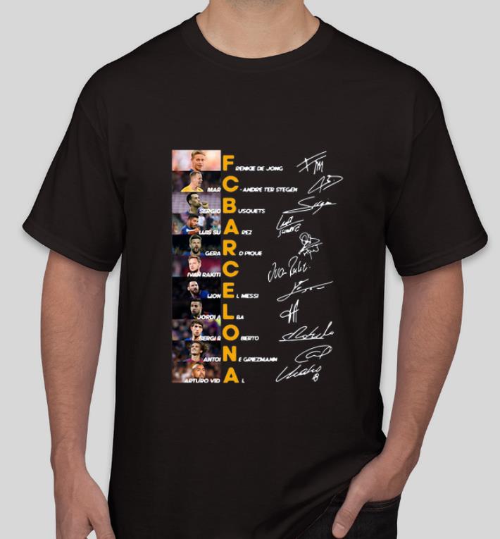 Great Fc Barcelona Frenkie De Jong Marc Andre Ter Stegen Sergio Busquets Signature shirt 4 - Great Fc Barcelona Frenkie De Jong Marc Andre Ter Stegen Sergio Busquets Signature shirt