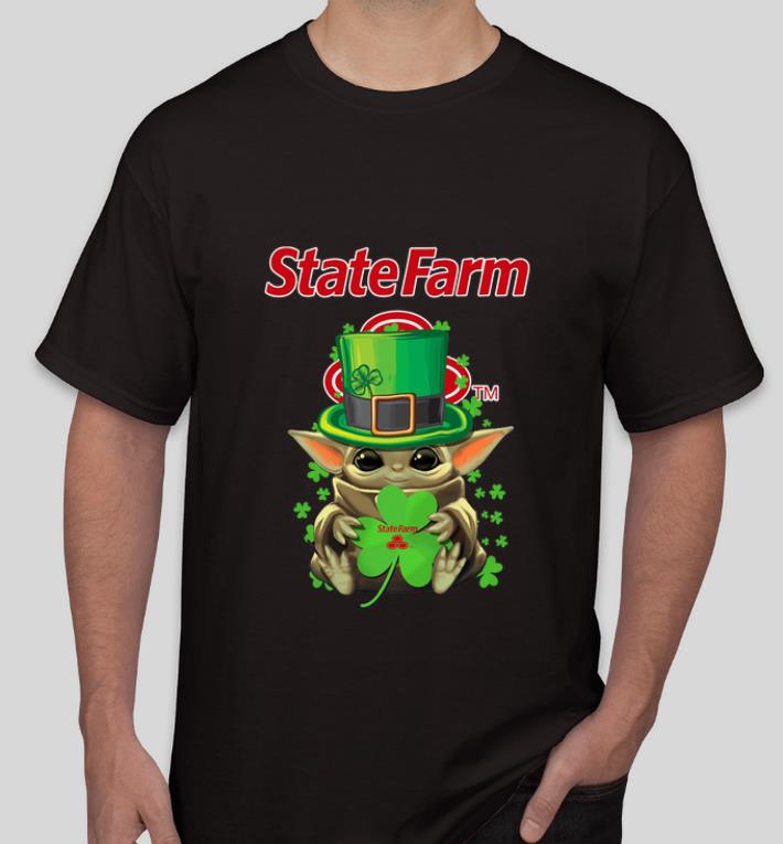 Great Star Wars Baby Yoda State Farm Shamrock St Patrick s Day shirt 4 - Great Star Wars Baby Yoda State Farm Shamrock St.Patrick’s Day shirt