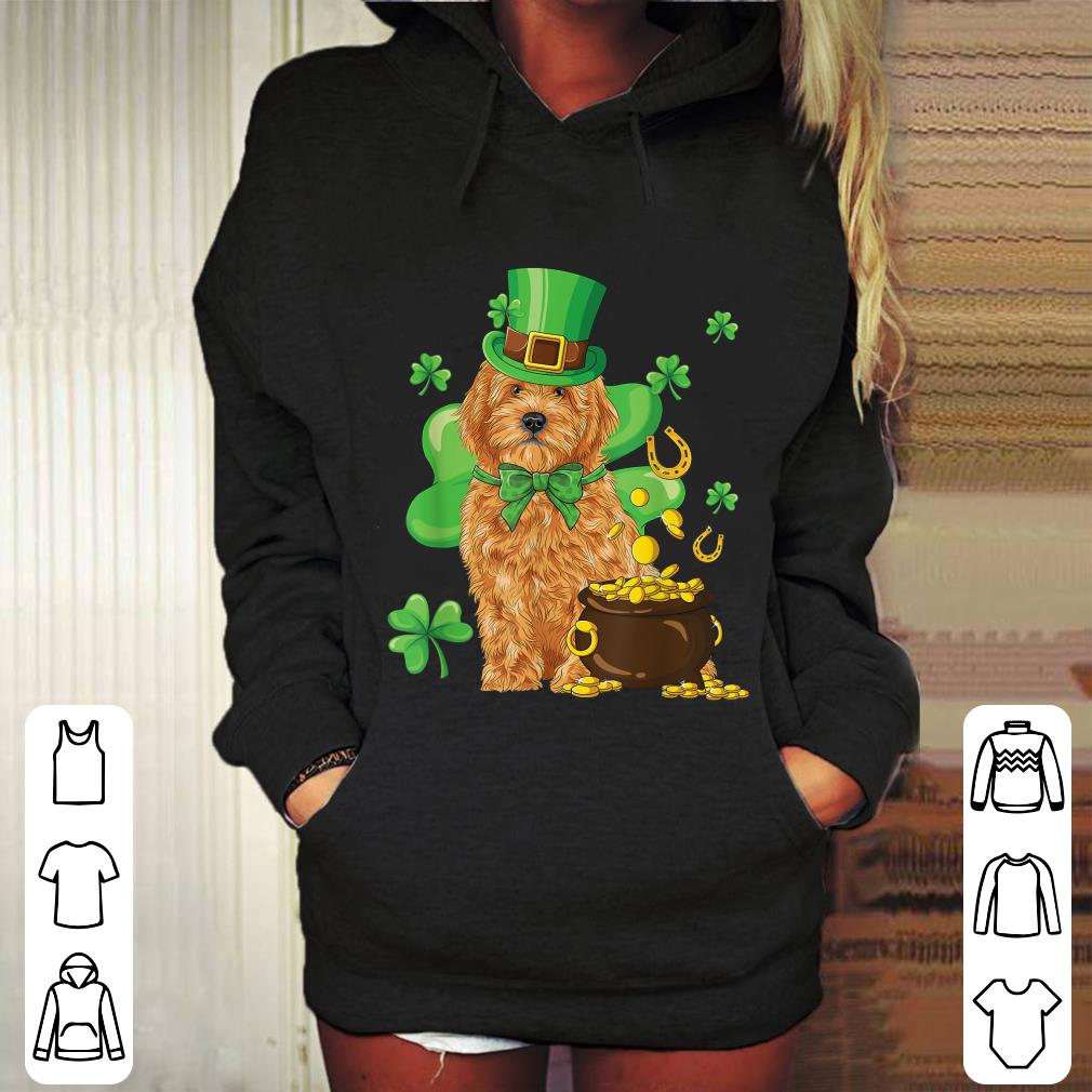 Hot Goldendoodle St Patrick s Day Shamrock Dog Lover shirt 4 - Hot Goldendoodle St. Patrick's Day Shamrock Dog Lover shirt