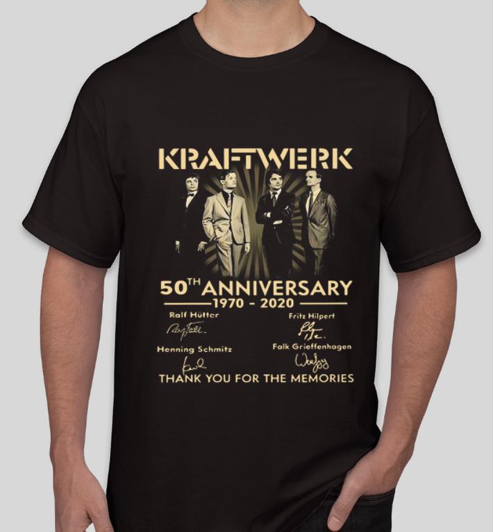 Official Kraftwerk 50Th Anniversary 1970 2020 Thank You For The Memories shirt 4 - Official Kraftwerk 50Th Anniversary 1970 – 2020 Thank You For The Memories shirt