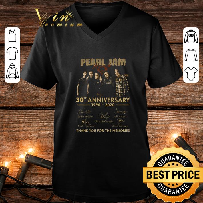 Original Pearl Jam Logo 30th anniversary 1990 2020 signature Eddie Vedder shirt 4 - Original Pearl Jam Logo 30th anniversary 1990 2020 signature Eddie Vedder shirt
