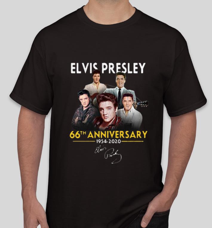 Premium Elvis Presley 66th Anniversary 1975 2020 Signature shirt 4 - Premium Elvis Presley 66th Anniversary 1975 – 2020 Signature shirt