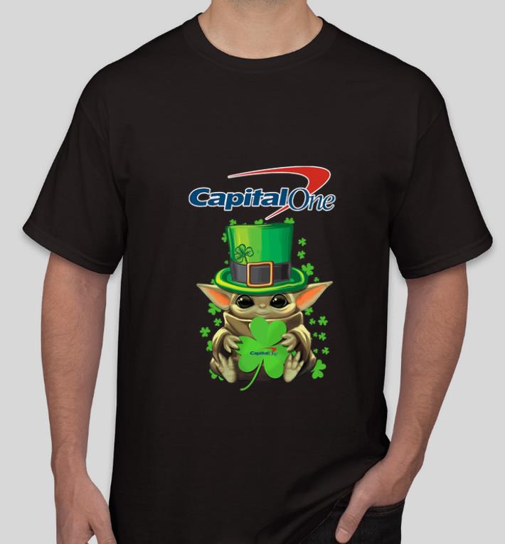 Pretty Baby Yoda Capital One Shamrock St Patrick s Day shirt 4 - Pretty Baby Yoda Capital One Shamrock St.Patrick’s Day shirt