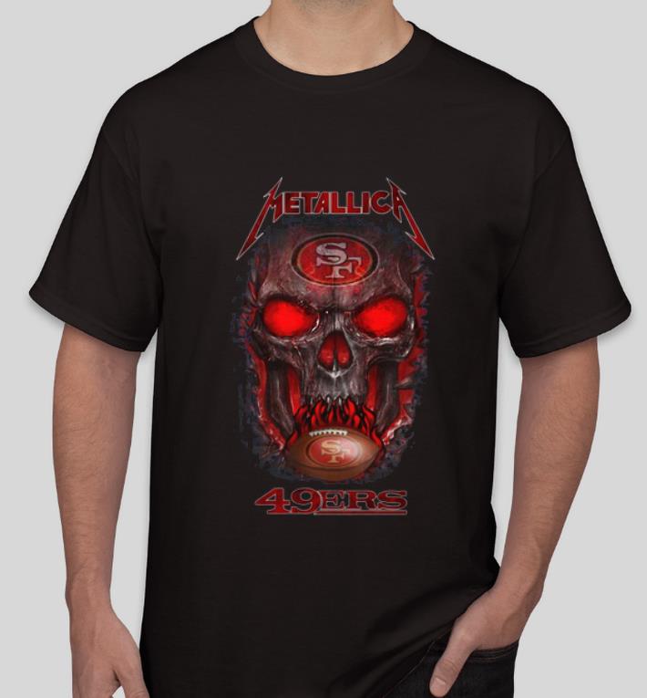 Pretty Metallica 49ers NFL Skull San Francisco 49ers shirt 4 - Pretty Metallica 49ers NFL Skull San Francisco 49ers shirt
