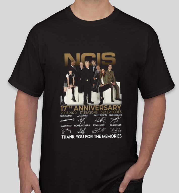 Pretty NCIS 17th anniversary 2003 2020 thank you for the memories shirt 4 - Pretty NCIS 17th anniversary 2003 – 2020 thank you for the memories shirt