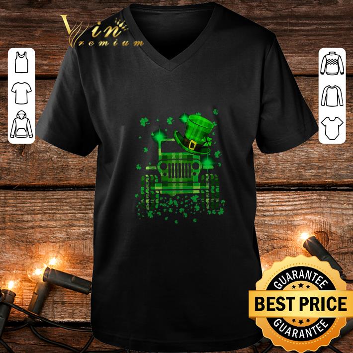 Hot Jeep car shamrock St Patrick s Day shirt 4 - Hot Jeep car shamrock St. Patrick’s Day shirt