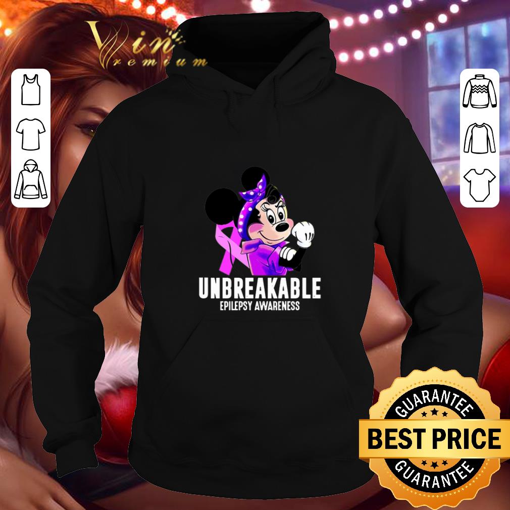 Hot Minnie Mouse Unbreakable Epilepsy Awareness shirt 4 - Hot Minnie Mouse Unbreakable Epilepsy Awareness shirt