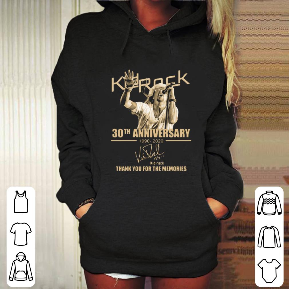 Original Kid Rock 30th anniversary 1990 2020 signature thank you for the memories shirt 4 - Original Kid Rock 30th anniversary 1990-2020 signature thank you for the memories shirt