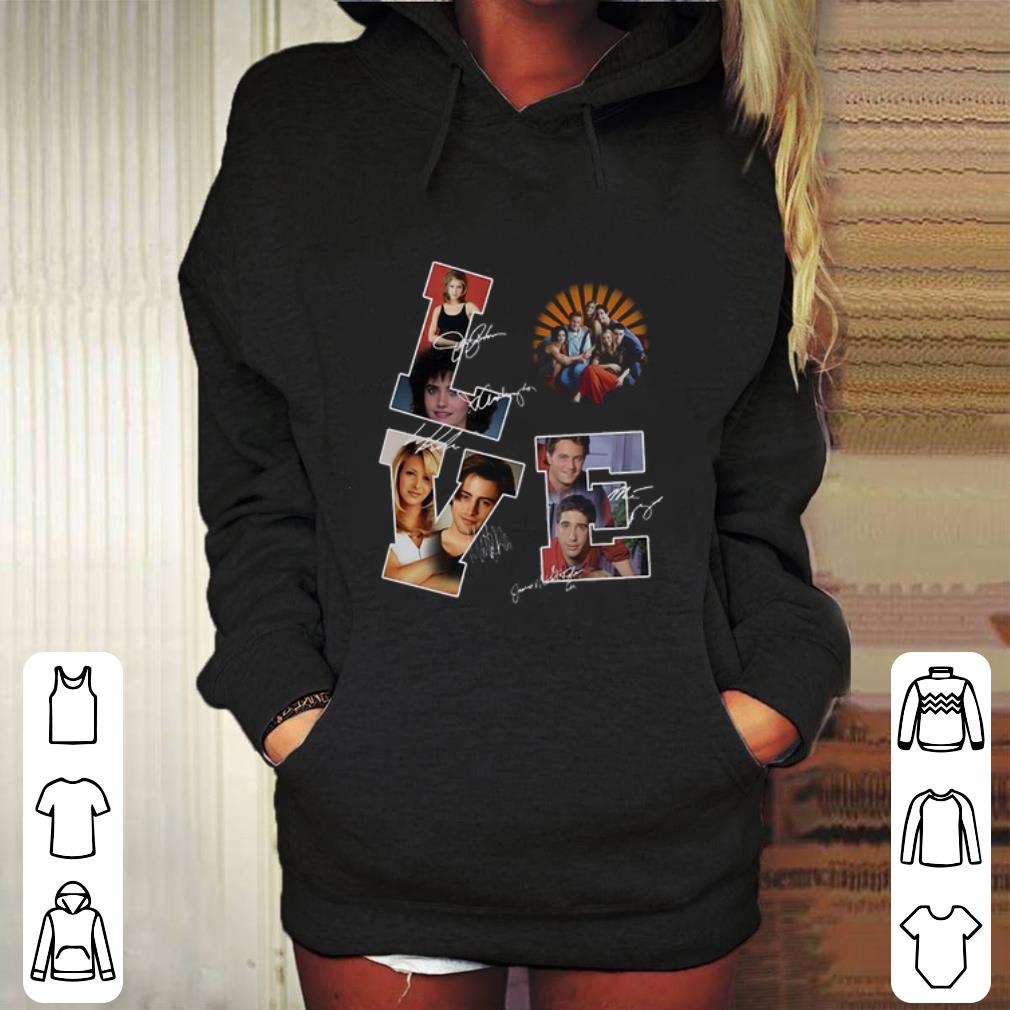 Original Love Friends TV Series signatures shirt Original Love Friends TV Series signatures shirt 4 - Original Love Friends TV Series signatures shirt