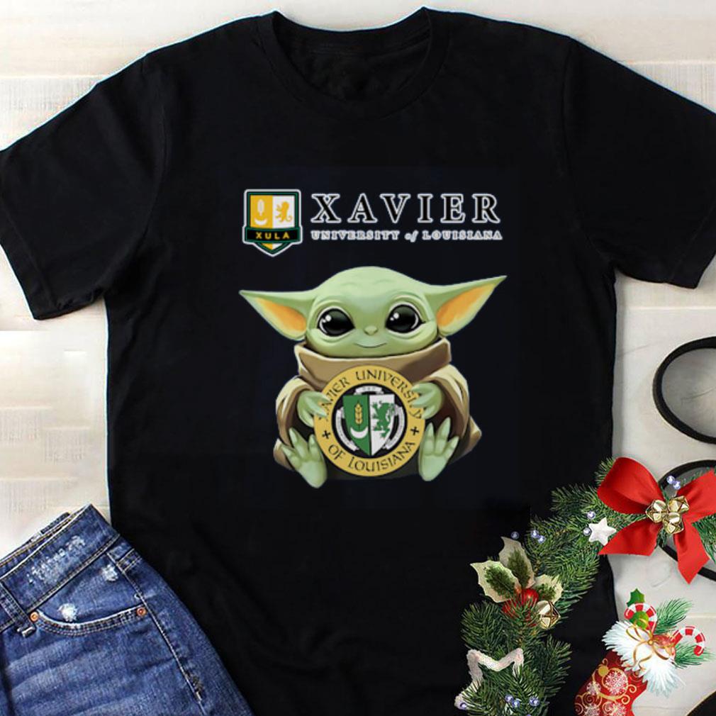 Premium Baby Yoda Xavier University Of Louisiana shirt 1 - Premium Baby Yoda Xavier University Of Louisiana shirt