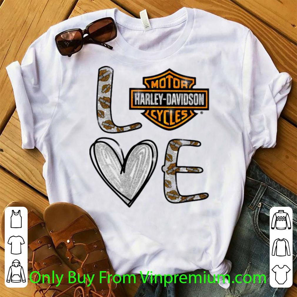 Premium Love Motor Harley Davidson Cycles shirt
