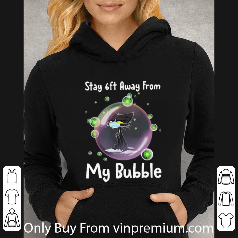 1de40ec8 premium black cat stay 6ft away from my bubble shirt 4 - Premium Black Cat Stay 6ft Away From My Bubble shirt