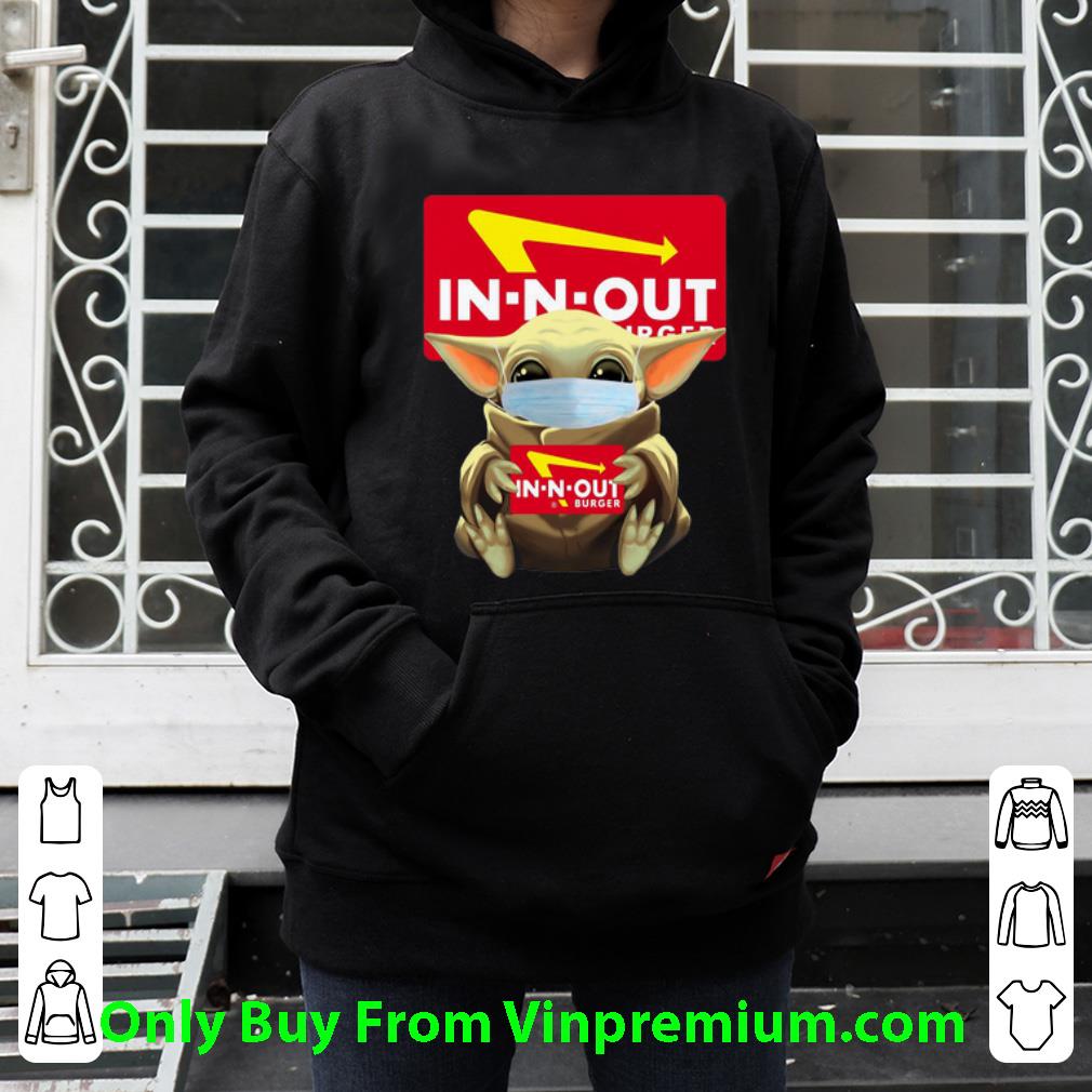 336ffe89 official star wars baby yoda face mask hug in n out coronavirus shirt 4 - Official Star Wars Baby Yoda Face Mask Hug In N Out Coronavirus shirt