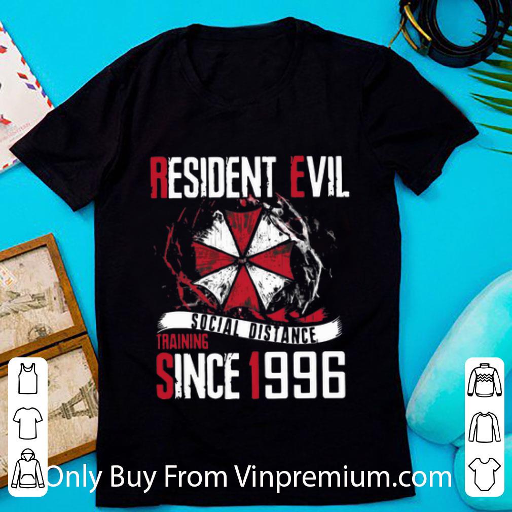 Pretty Resident Evil Social Distance Training Since 1996 shirt