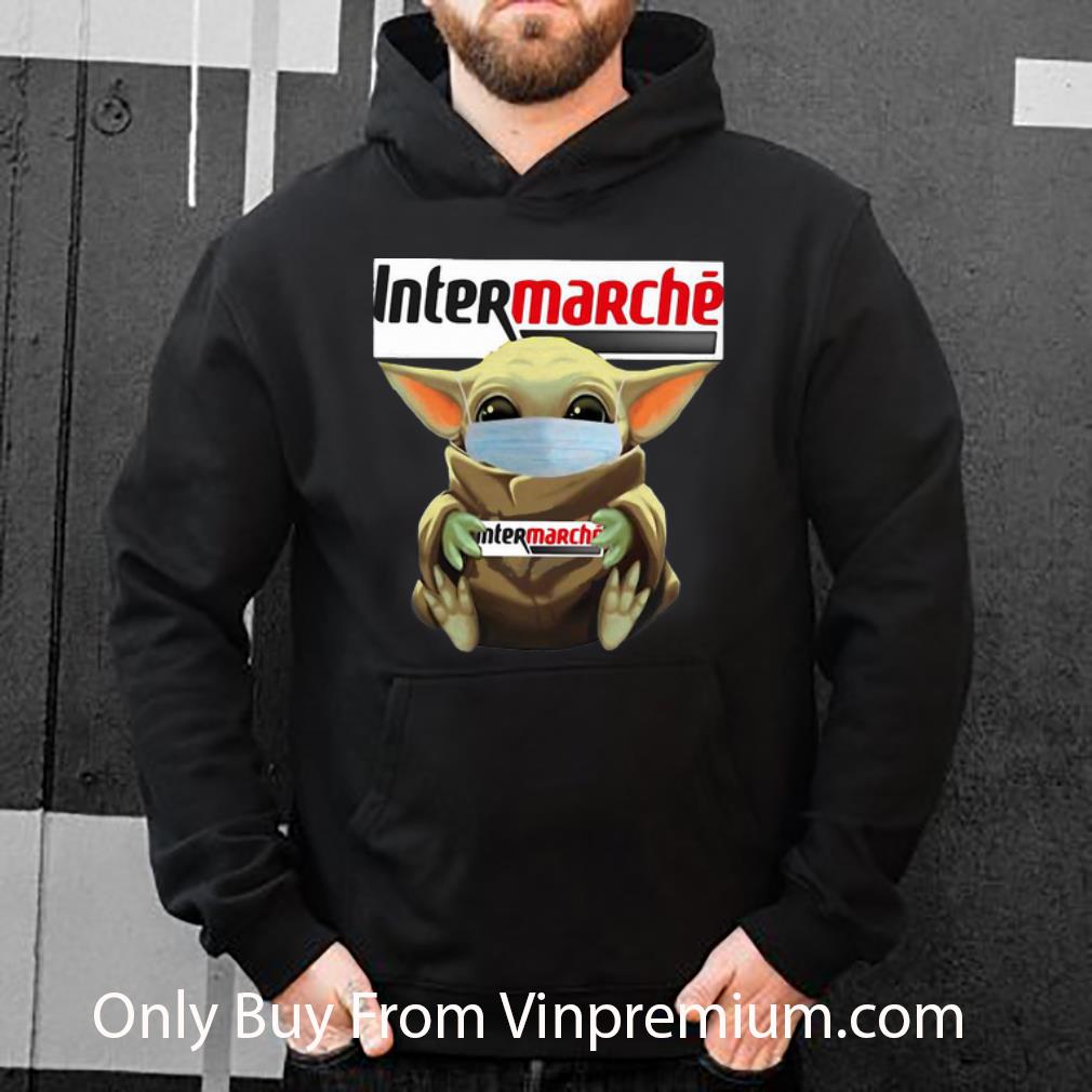 3facce31 nice star wars baby yoda face mask hug intermarche shirt 4 - Nice Star Wars Baby Yoda Face Mask Hug Intermarche shirt