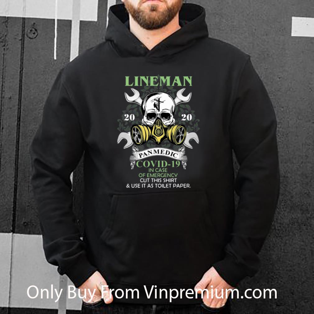 5922f580 official lineman 2020 panmedic covid 19 and in case of emergency shirt 4 - Official Lineman 2020 Panmedic Covid-19 And In Case Of Emergency shirt