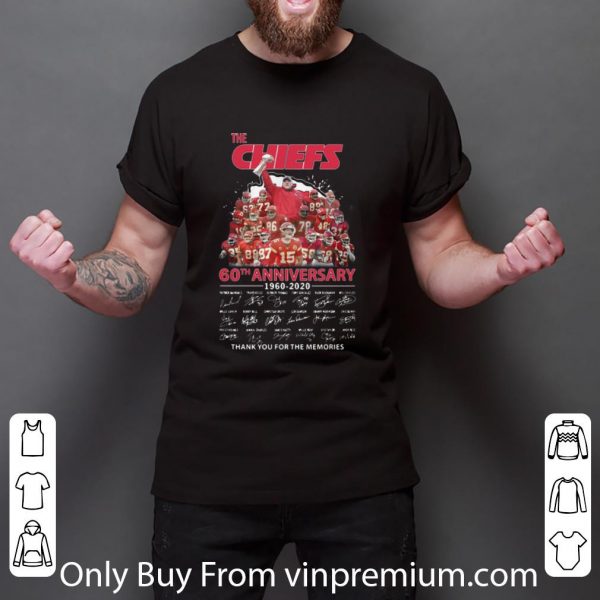 Premium The Kansas City Chiefs 60th Anniversary Thank You For The Memories shirt