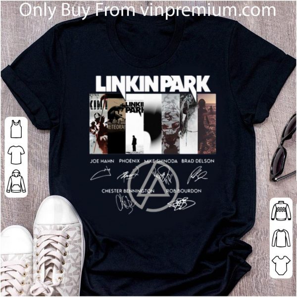 Hot Linkinpark Logo Joe Hahn Phoenix Mike Shinoda Signatures shirt
