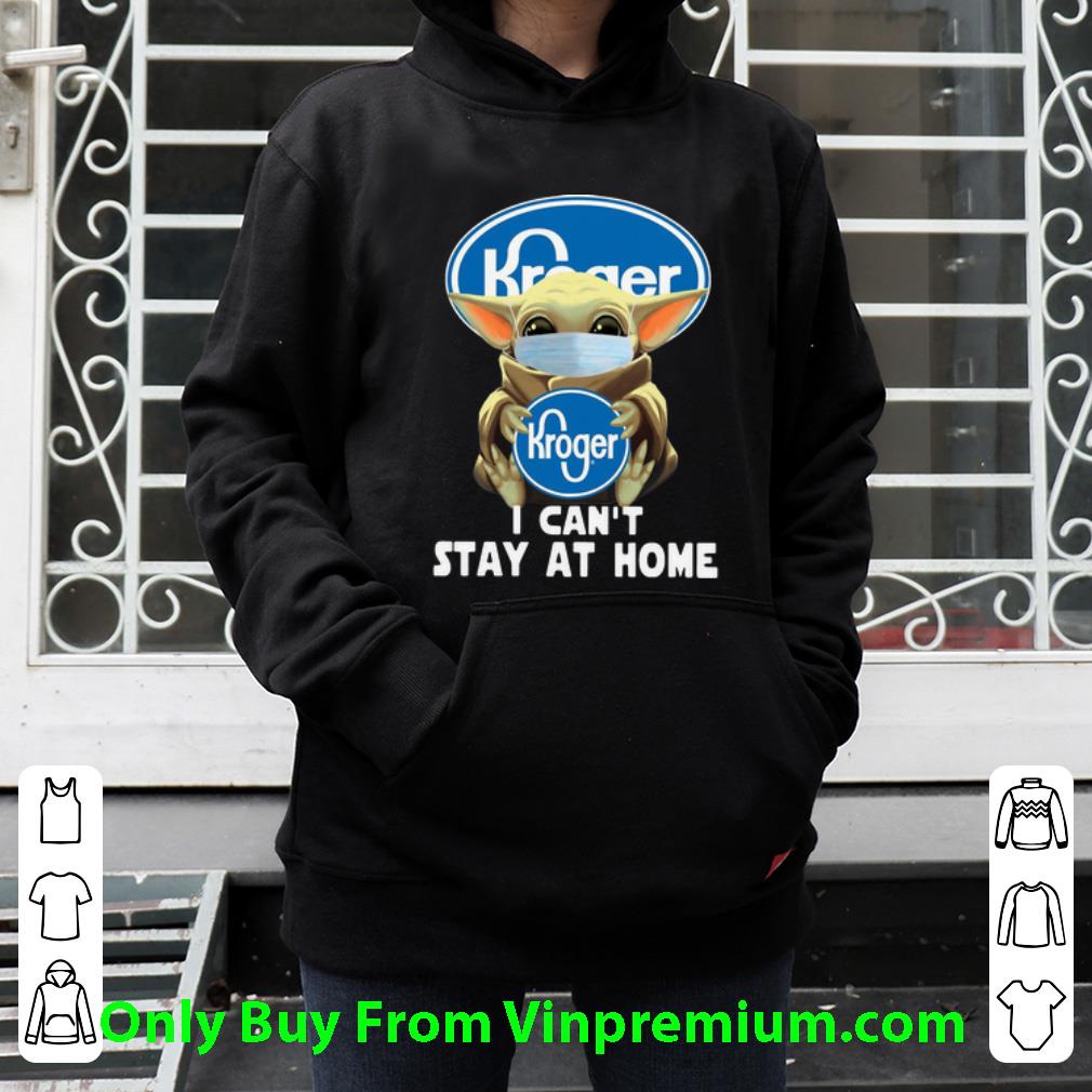 76248d1d nice star wars baby yoda face mask hug kroger i can t stay at home shirt 4 - Nice Star Wars Baby Yoda Face Mask Hug Kroger I Can’t Stay At Home shirt