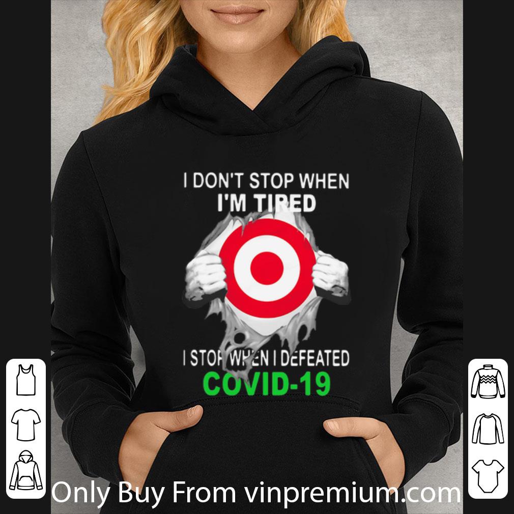 791675a1 top target blood inside i stop when i defeated covid 19 shirt 4 - Top Target Blood Inside I Stop When I Defeated Covid-19 shirt
