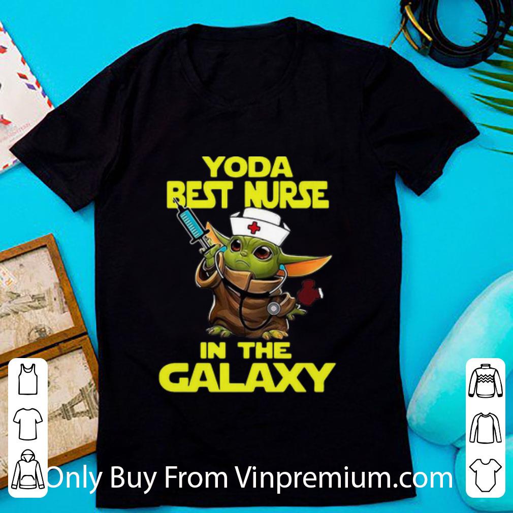Great Star Wars Baby Yoda Best Nurse In The Galaxy shirt