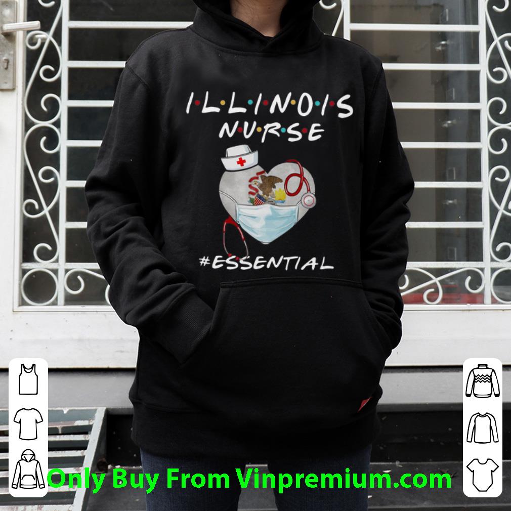 9d45babd top illinois nurse heart stethoscope illinois flag essential shirt 4 - Top Illinois Nurse Heart Stethoscope Illinois Flag #Essential shirt