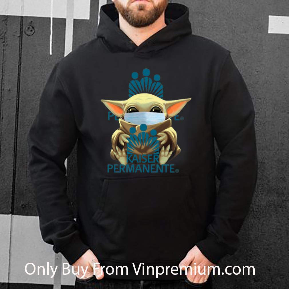 Nice Star Wars Baby Yoda Mask Hug Kaiser Permanente Covid 19 shirt 4 - Nice Star Wars Baby Yoda Mask Hug Kaiser Permanente Covid-19 shirt