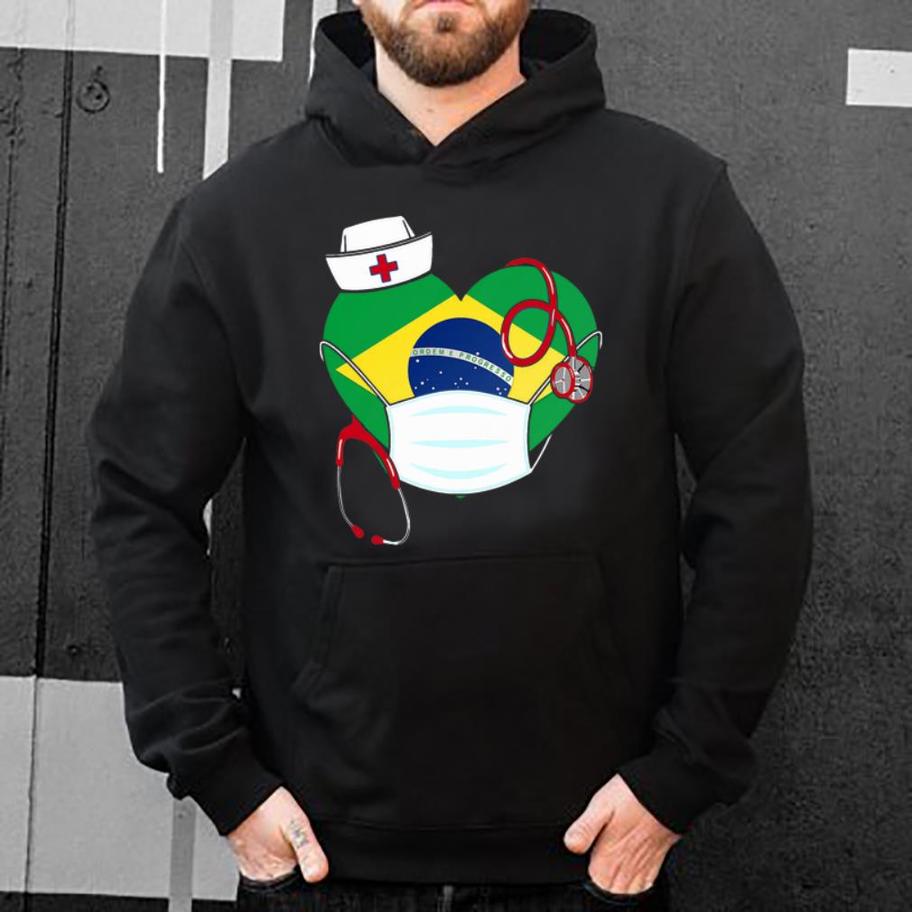 Original Brazil Nurse Heart Stethoscope shirt 4 - Original Brazil Nurse Heart Stethoscope shirt