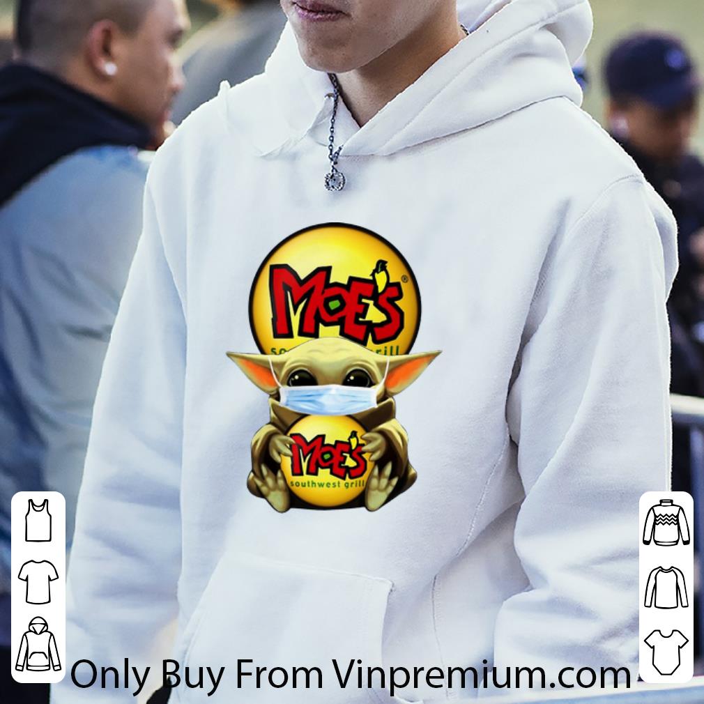 Top Star Wars Baby Yoda Mask Hug Moe s Southwest Grill Covid 19 shirt 4 - Top Star Wars Baby Yoda Mask Hug Moe's Southwest Grill Covid-19 shirt