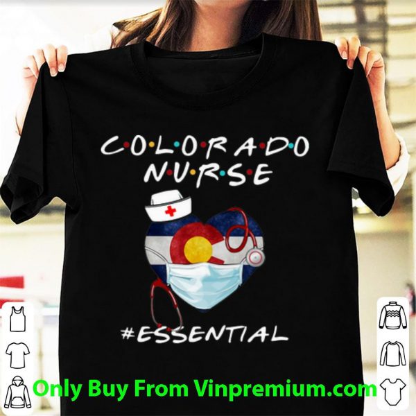 Great Colorado Nurse Heart Stethoscope #Esential shirt